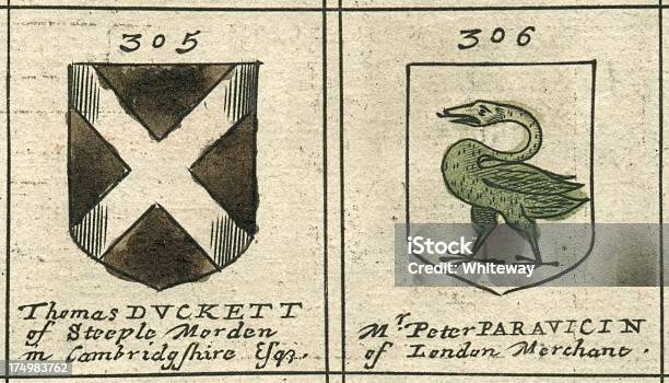 Coat Of Arms 17 Jahrhundert Duckett Und Paravicin Stock Vektor Art und mehr Bilder von 17. Jahrhundert - 17. Jahrhundert, Abkürzung, Altertümlich