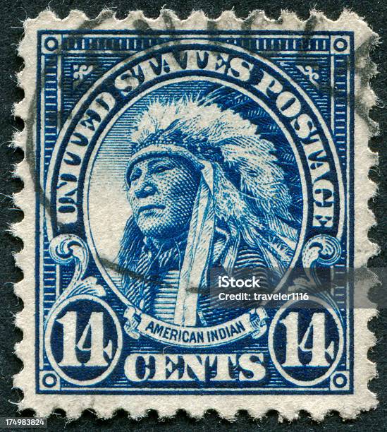 アメリカンインディアン Stamp - 1人のストックフォトや画像を多数ご用意 - 1人, アメリカ合衆国, アメリカ合衆国郵便公社