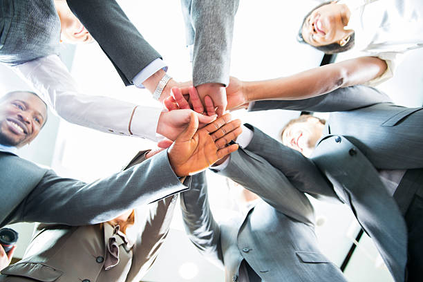 istock Team work....hands of a business people showing unity 174984219