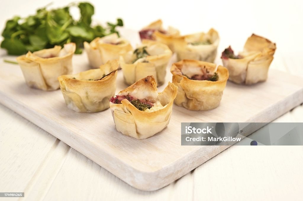 Filo Tartlet - Royalty-free Canapé - Lanche Foto de stock