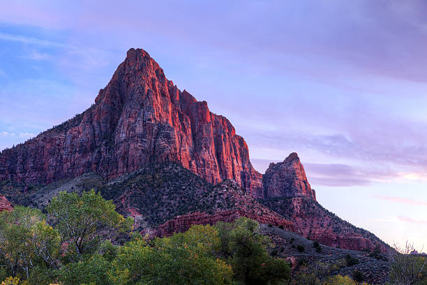 istock sunset at Zion NP 174984383