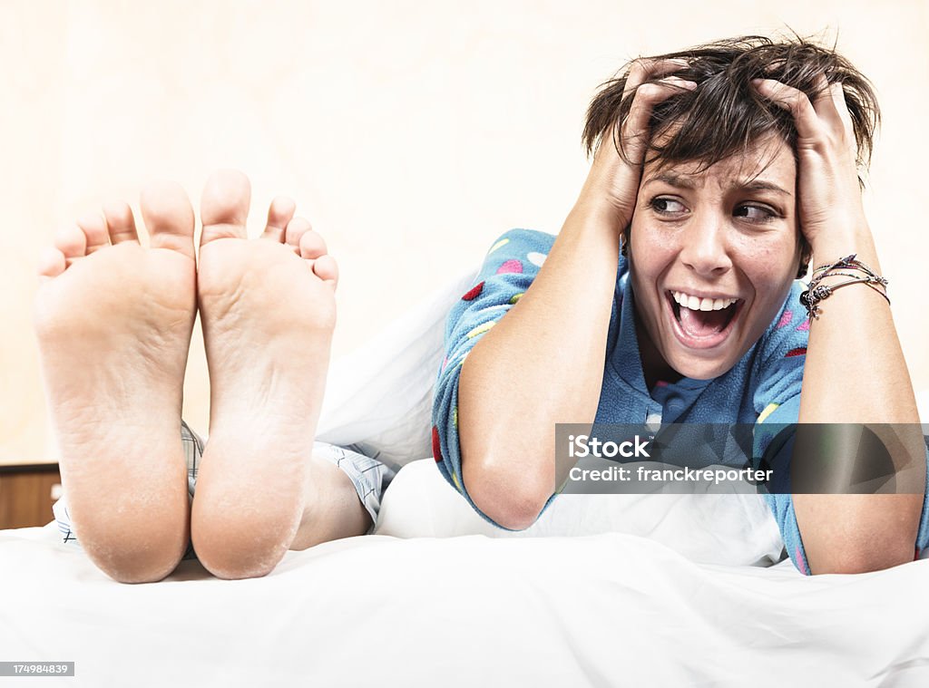 Was ein furchtbares Füße stinken - Lizenzfrei Übelriechend Stock-Foto