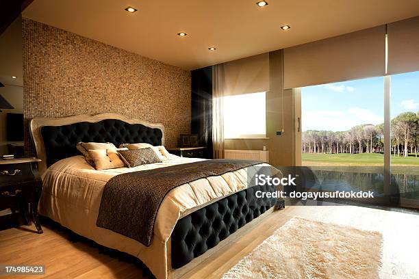 Luxury Bedroom Stock Photo - Download Image Now - Bedroom, Large, Modern