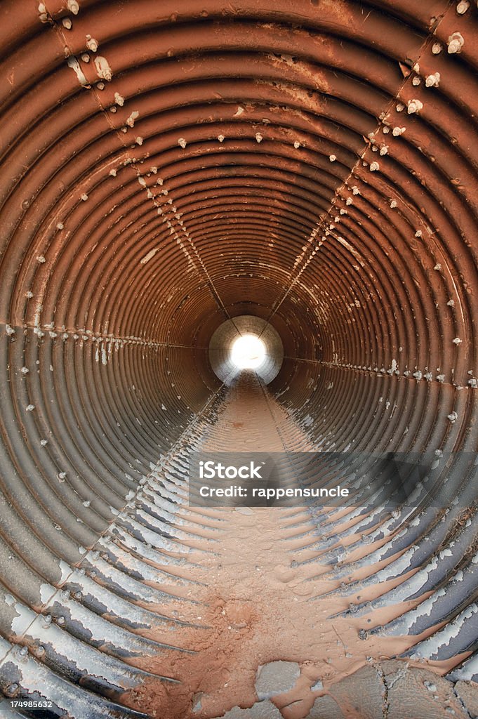 storm drenaje de tubo de acero - Foto de stock de Conducto - Tubería libre de derechos