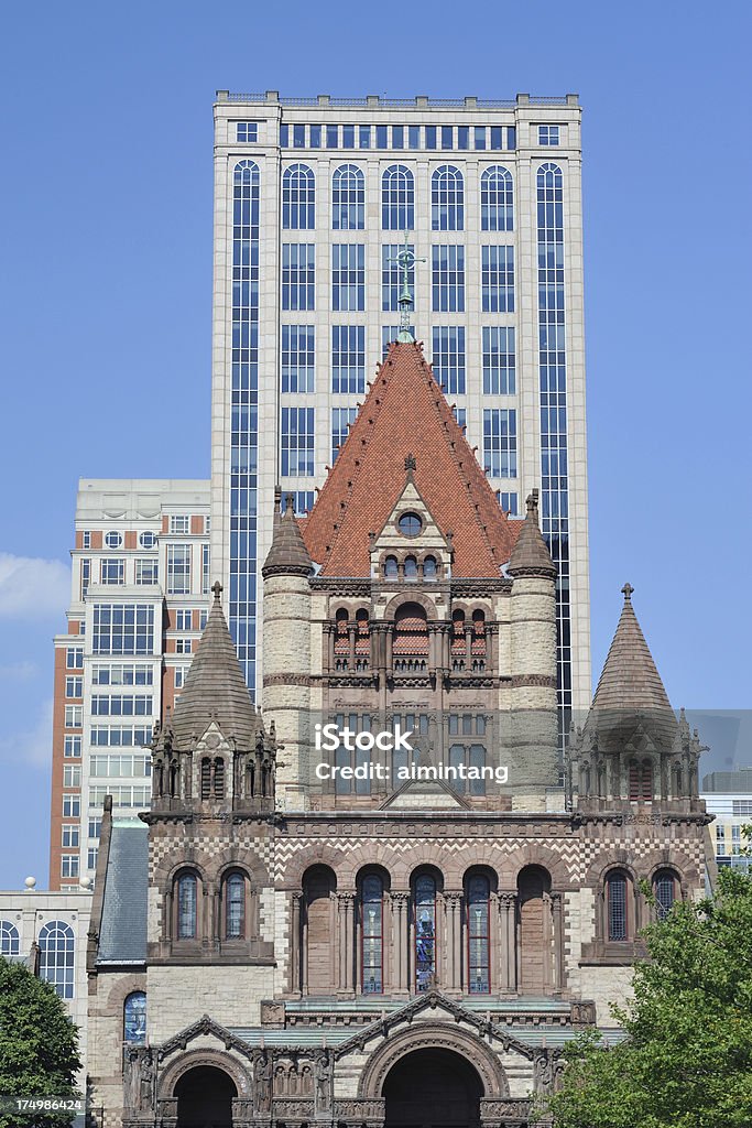 Trinity-Kirche in Boston - Lizenzfrei Architektur Stock-Foto