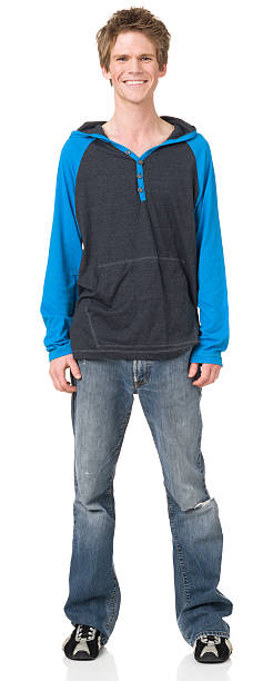 istock Smiling Young Man Full Length Portrait 174986633