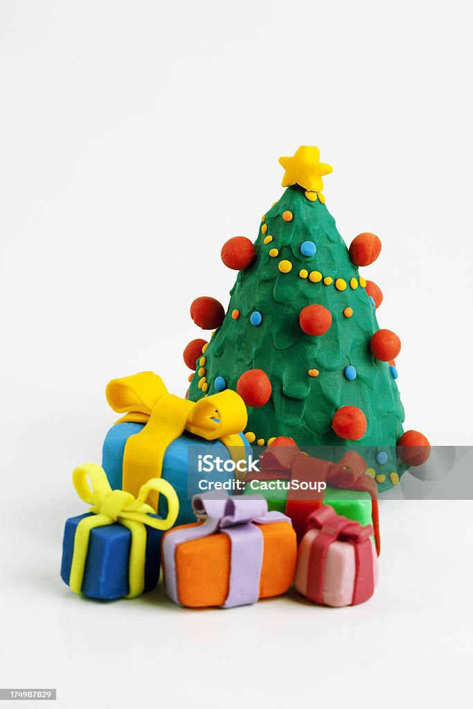 Árbol de Navidad con regalos - Foto de stock de Abeto libre de derechos