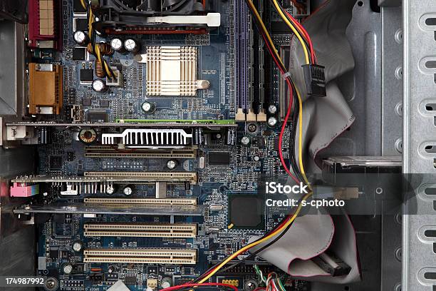 Computer Case Inside Stock Photo - Download Image Now - Broken, CPU, Circuit Board