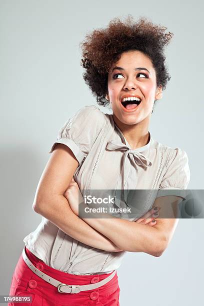 Cute Teen Girl Stock Photo - Download Image Now - Studio Shot, Teenager, African Ethnicity