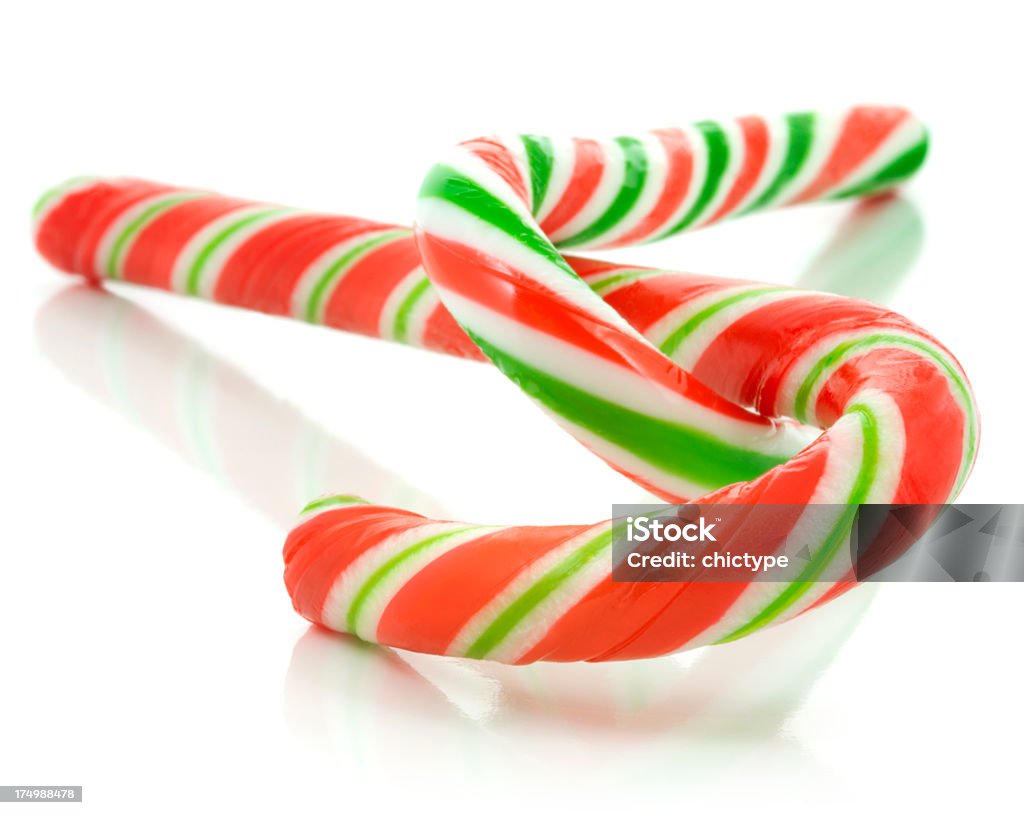 Candy Canes Navidad - Foto de stock de Caña de Caramelo libre de derechos