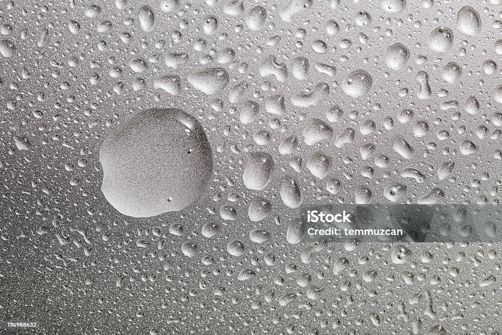 Gotas - Royalty-free Aço Foto de stock