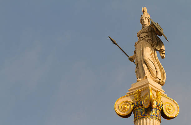 Athena, Greek Godess stock photo