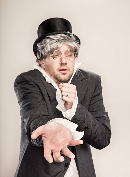 istock Retro Antique 1800's begging sad man with hand out 174989613