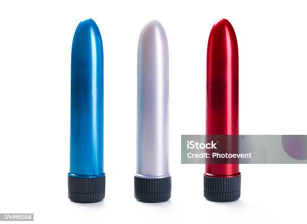 Vibrators Stock Photo - Download Image Now - Blue, Red, Sex Toy