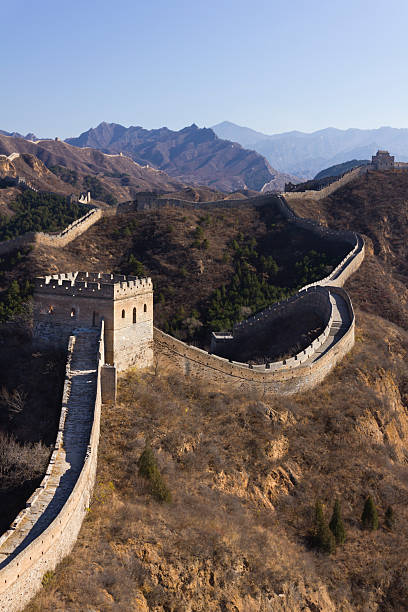 The Great Wall of China (Jinshanling section) stock photo