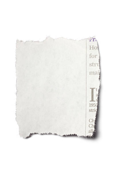 istock Torn Piece of Newpaper 174991124