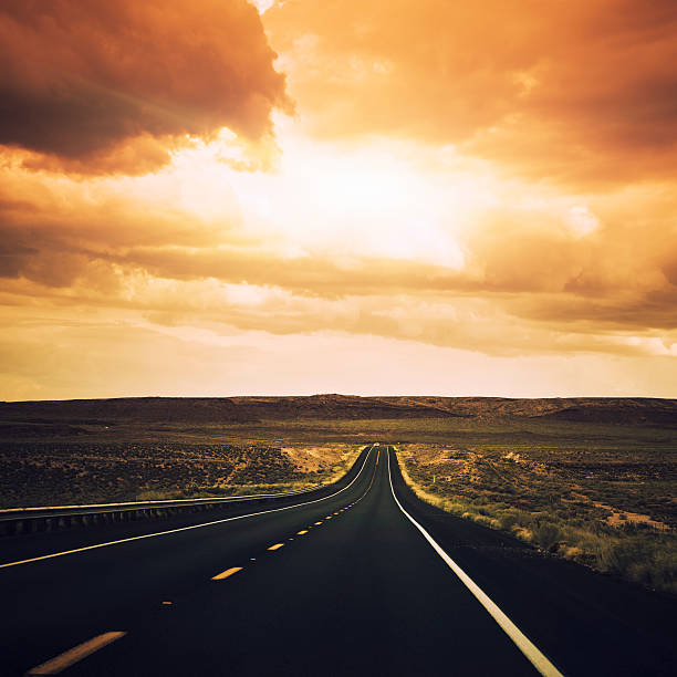 istock Driving on the american road 174991207