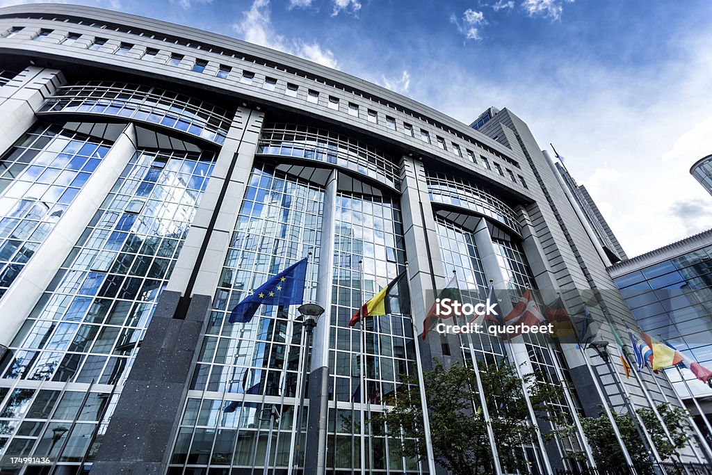 European Parliament in Brussels European Parliament Stock Photo