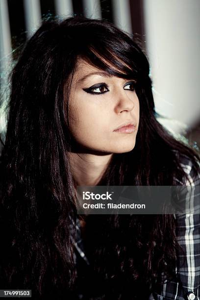 Girl Stock Photo - Download Image Now - Adult, Bad News, Black Hair