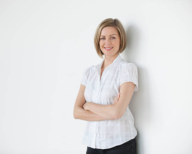 istock Pretty female Executive With Arms Crossed 174991572