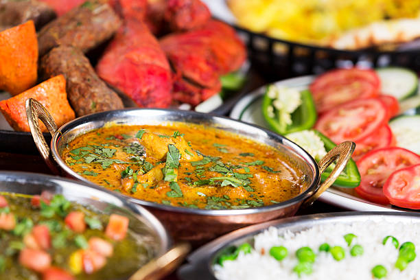 istock Indian food: assortments of dishes 174991612