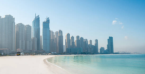 istock Jumeirah Beach and cityscape 174991940