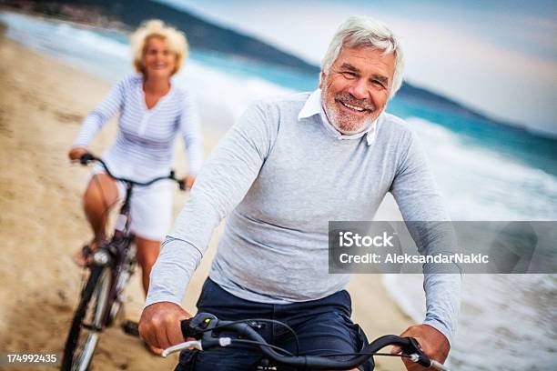 Active Seniors Stock Photo - Download Image Now - Exercising, Mature Couple, Senior Couple