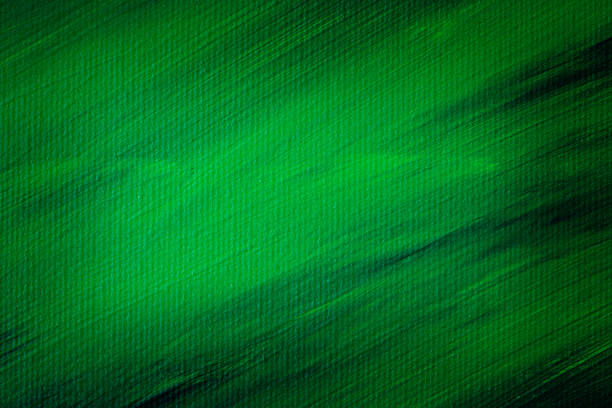 абстрактный зеленый живопись - fine art painting oil paint oil painting paintbrush стоковые фото и изображения