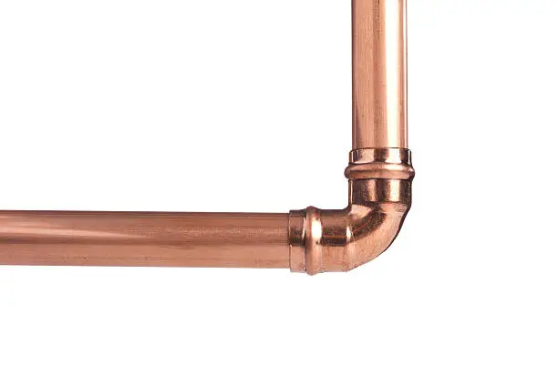 Photo of Plumbing angled joint