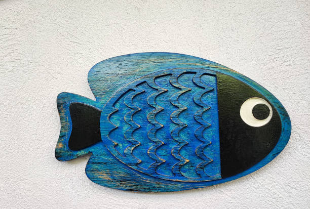 istock The fish is made from wood 1749925717