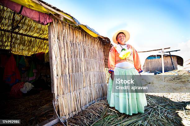 Peruviano Donna - Fotografie stock e altre immagini di Dipartimento di Puno - Dipartimento di Puno, Lago, Lago Titicaca