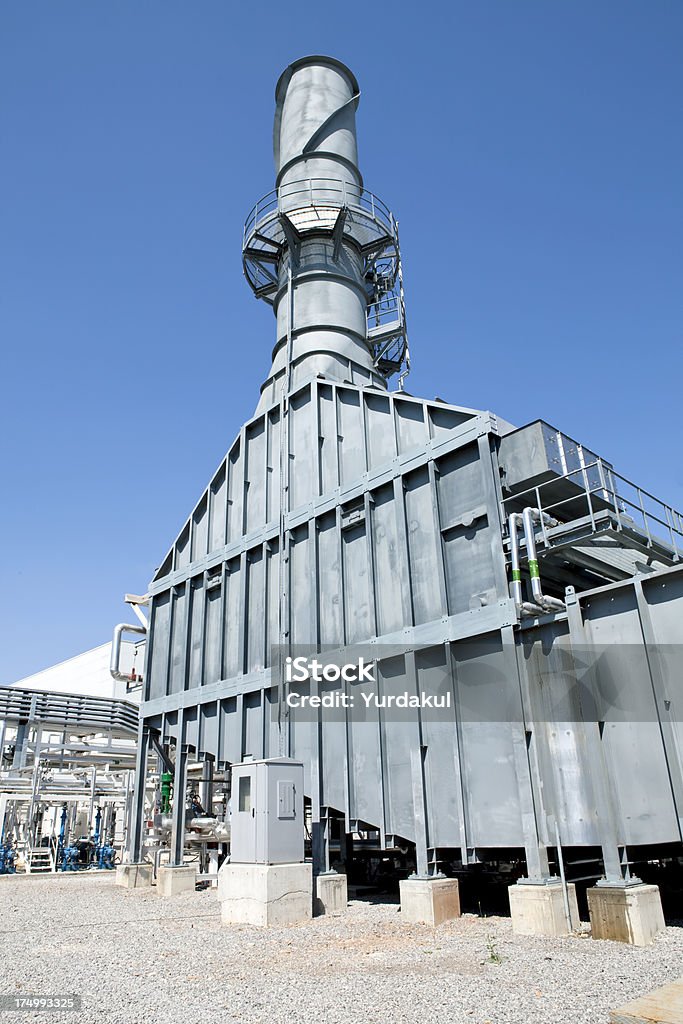 Industriale site - Foto stock royalty-free di Acciaio