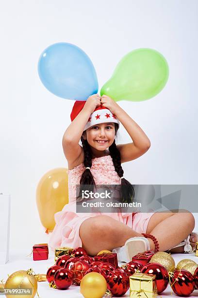 Photo libre de droit de Fille De Noël banque d'images et plus d'images libres de droit de 8-9 ans - 8-9 ans, Adolescent, Ballon de baudruche