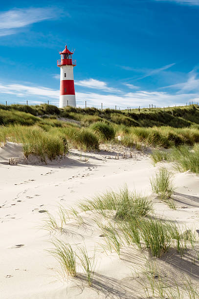 latarnia morska listy - lighthouse beacon north sea coastal feature zdjęcia i obrazy z banku zdjęć