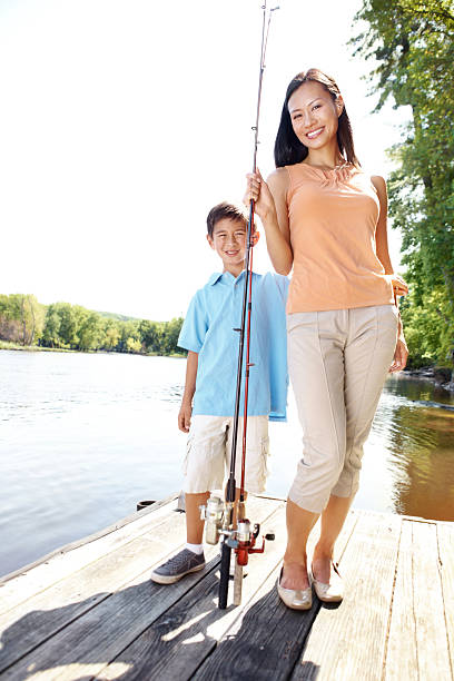 istock We'll definitely catch the big one today! 174994303