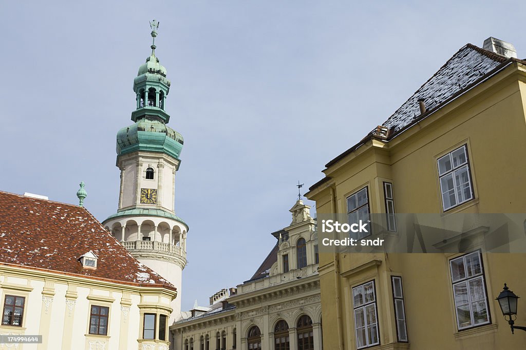 Firewatch Tower, Sopron "The famous Firewatch Tower in Sopron's Main square, Hungary." Sopron Stock Photo