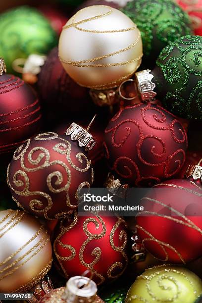 Ciondoli Di Natale - Fotografie stock e altre immagini di Brillante - Brillante, Cartolina di auguri, Close-up