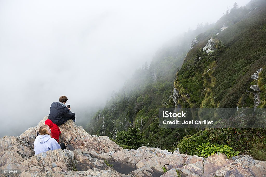 Férias em família em Montanhas do efeito Smoky - Royalty-free Mount Le Conte - Montanhas Great Smoky Foto de stock