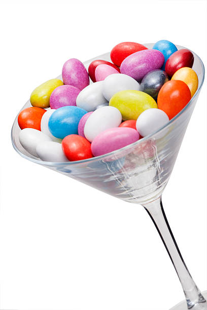 istock Colorful Peanut Candies İn Glass 174995736