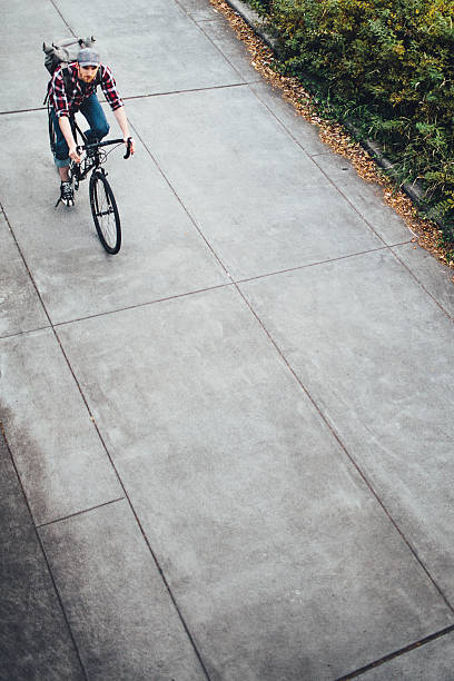 istock Bike Rider Overhead 174995749