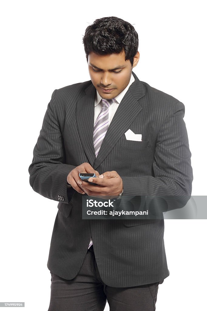 Hombre con teléfono inteligente - Foto de stock de Adulto libre de derechos