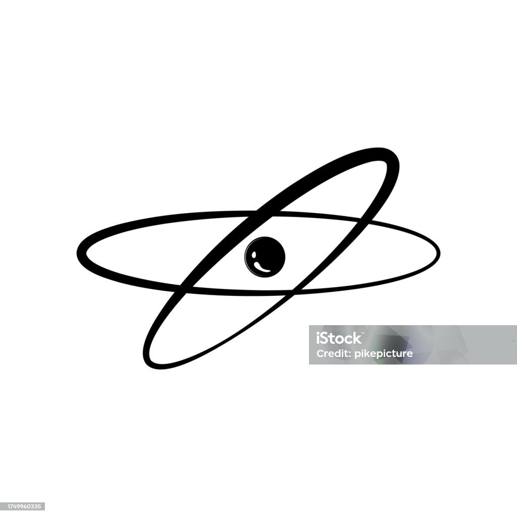 Orbit Graphics Molecular Atom Orbit Cartoon Vector Illustration Stock Illustration ...