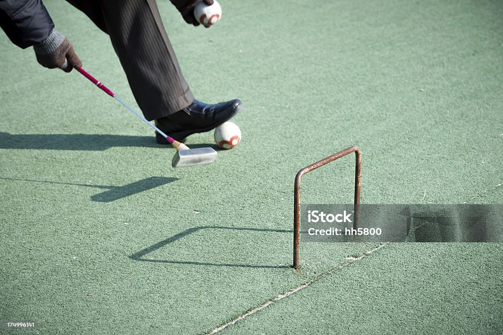 Jogue Croquet - Foto de stock de Atividade royalty-free