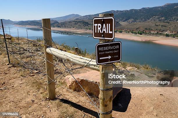 Horsetooth Zbiornik Fort Collins - zdjęcia stockowe i więcej obrazów Bez ludzi - Bez ludzi, Bezchmurne niebo, Dolina