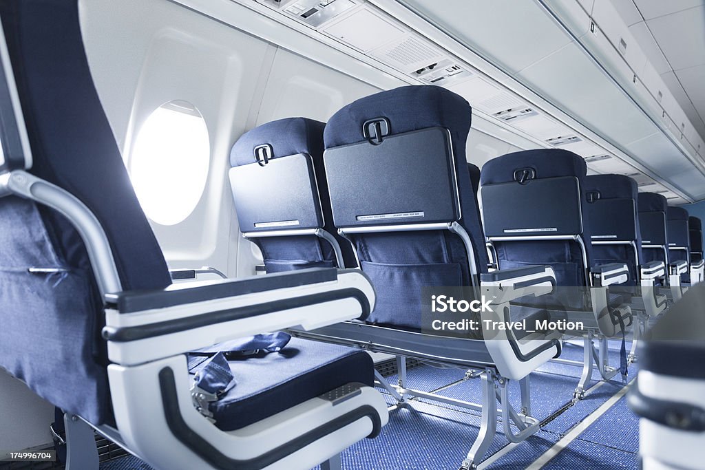 Velivoli commerciali interni - Foto stock royalty-free di Aereo di linea