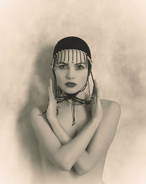 Art-Deco Style.Female portrait