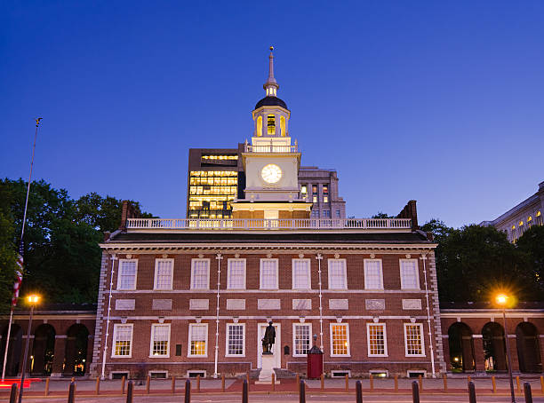istock Independence Hall in Philadelphia, PA at night 174996846