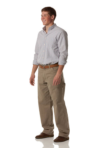 istock Side view of a happy young man 174997031