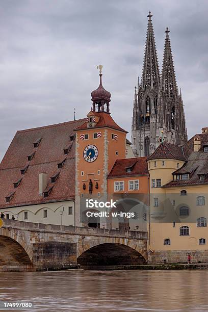 Regensburg Stockfoto und mehr Bilder von Außenaufnahme von Gebäuden - Außenaufnahme von Gebäuden, Bauwerk, Bayern