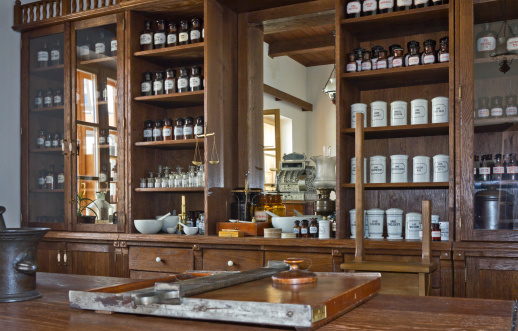 old rustic pharmacySee more OLD INTERIORS images here:
